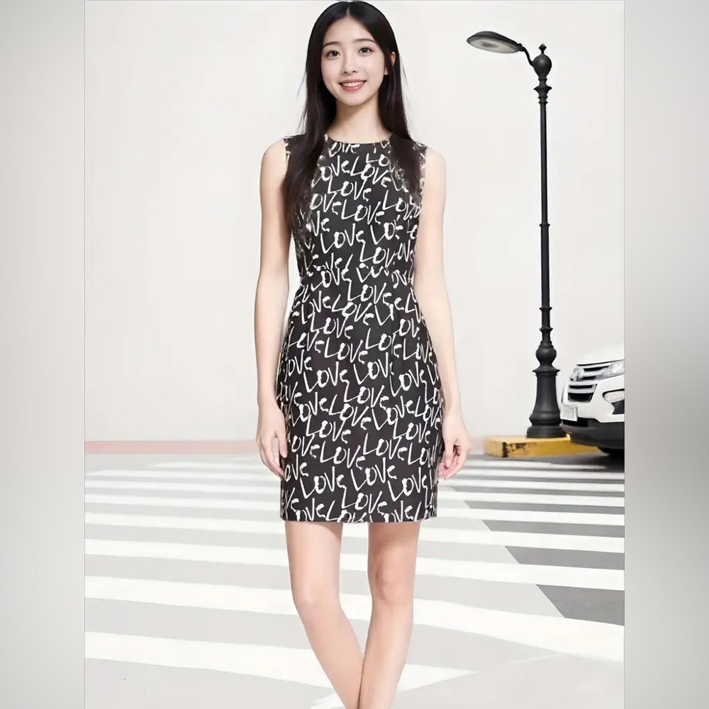 Kate Spade New York | Mindy Sleeveless Sheath Mini Dress Size 2 Black
